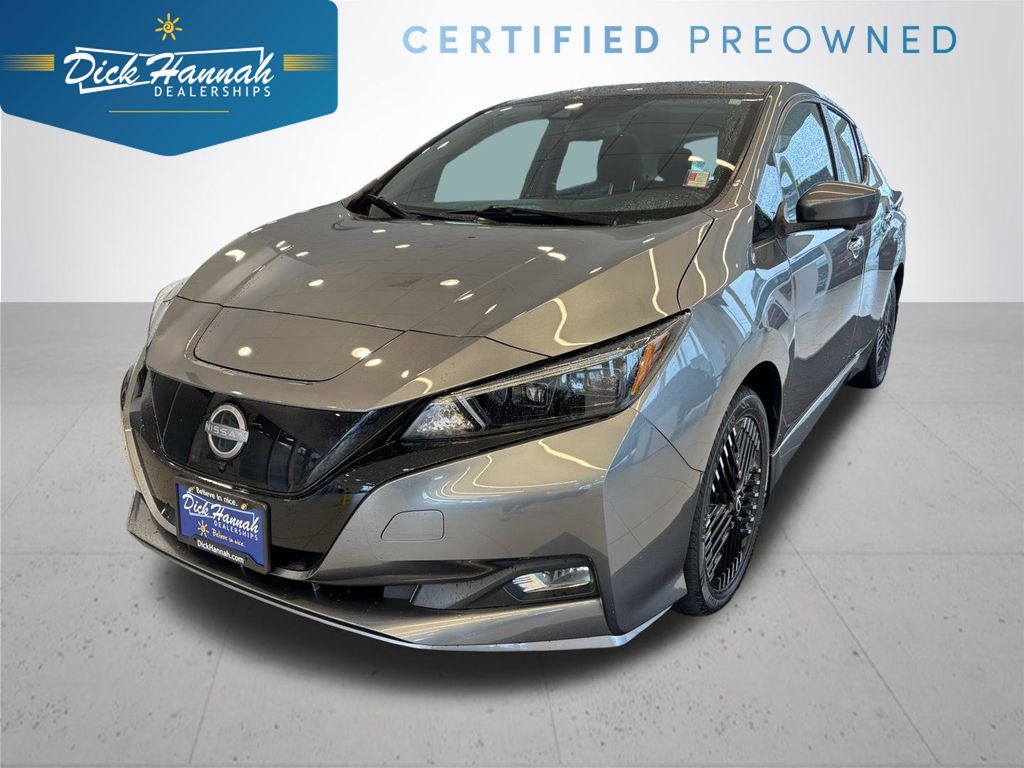 Gray (Gun Metallic) 2024 Nissan LEAF SV Plus FWD Hatchback Front-Wheel Drive Automatic