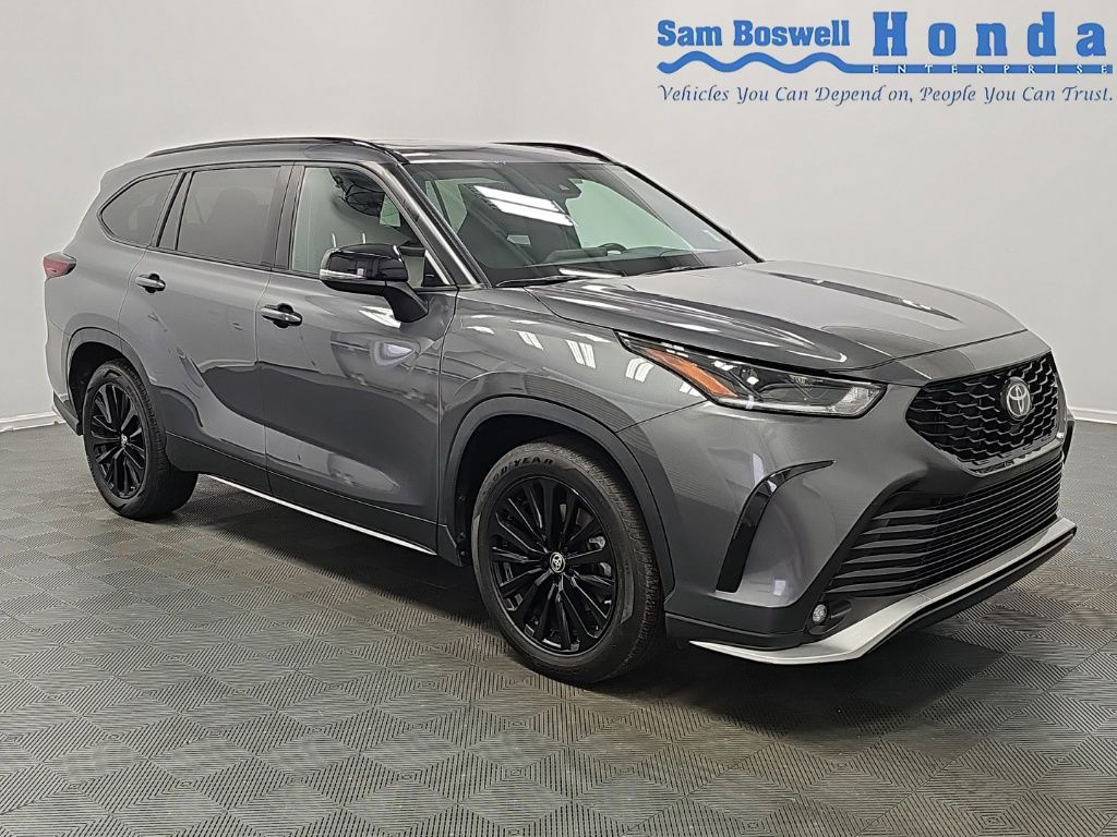 Magnetic Gray Metallic 2024 Toyota Highlander SUV / Crossover Front-Wheel Drive 8-Speed Automatic