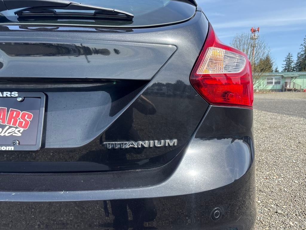 2014 Tuxedo Black Metallic Ford Focus Titanium FWD Hatchback