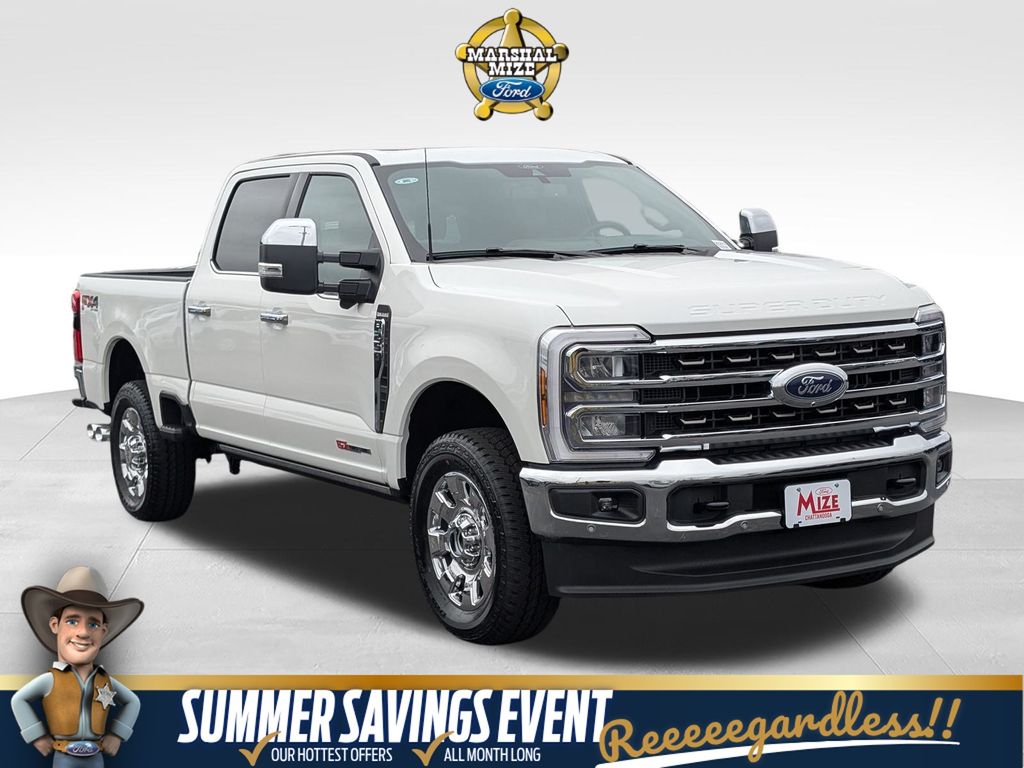 Star White Metallic Tri-Coat 2026 Ford F-250 Super Duty King Ranch Crew Cab 4WD Pickup Truck Four-Wheel Drive Automatic