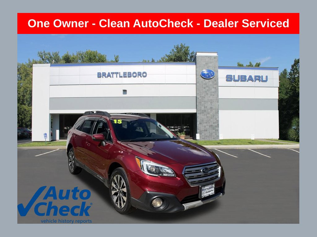 Venetian Red Pearl 2015 Subaru Outback Wagon All-Wheel Drive Continuously Variable Transmission