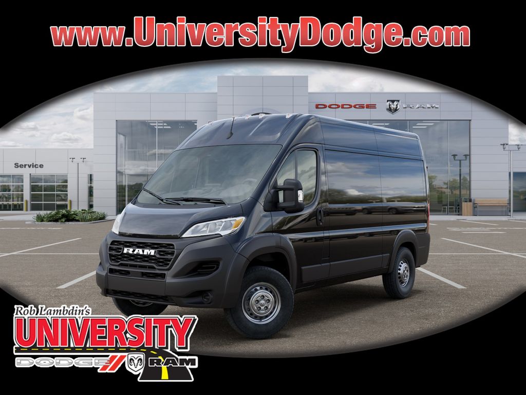 Black Clearcoat 2026 RAM ProMaster Van Front-Wheel Drive 9-Speed Automatic