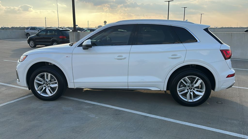 2022 Audi Q5 45 S line Premium White at North Houston Mitsubishi