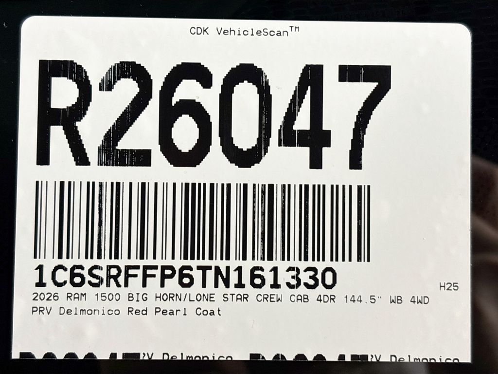2026 Ram 1500 Big Horn/Lone Star
