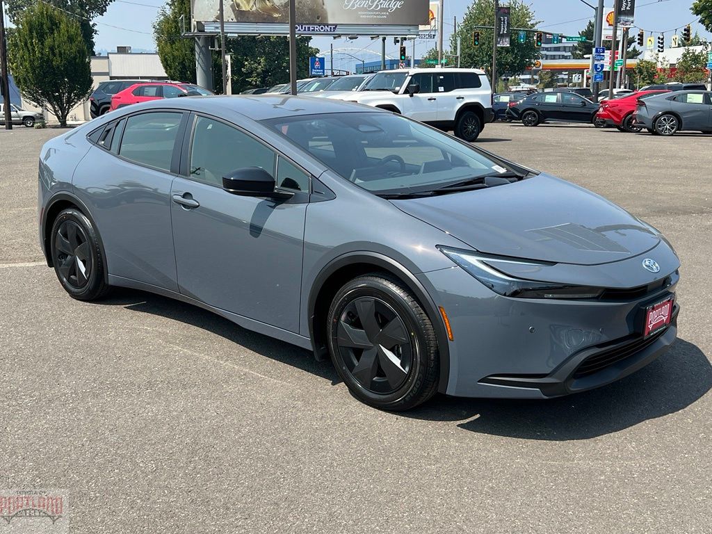 Gray 2026 Toyota Prius Hatchback Front-Wheel Drive Continuously Variable Transmission