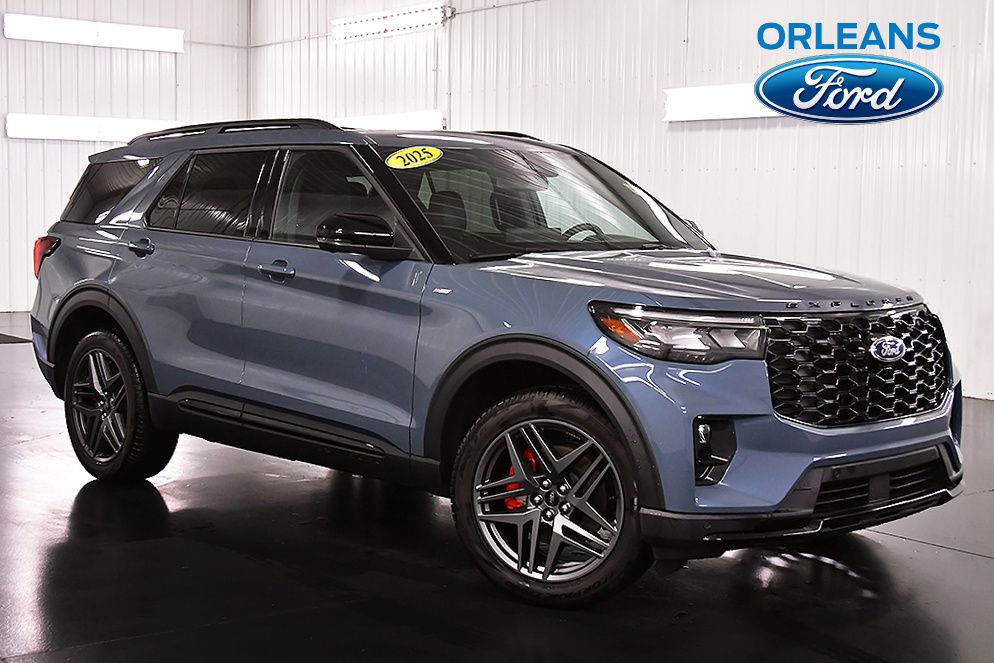 Vapor Blue Metallic 2025 Ford Explorer ST-Line AWD SUV / Crossover All-Wheel Drive Automatic