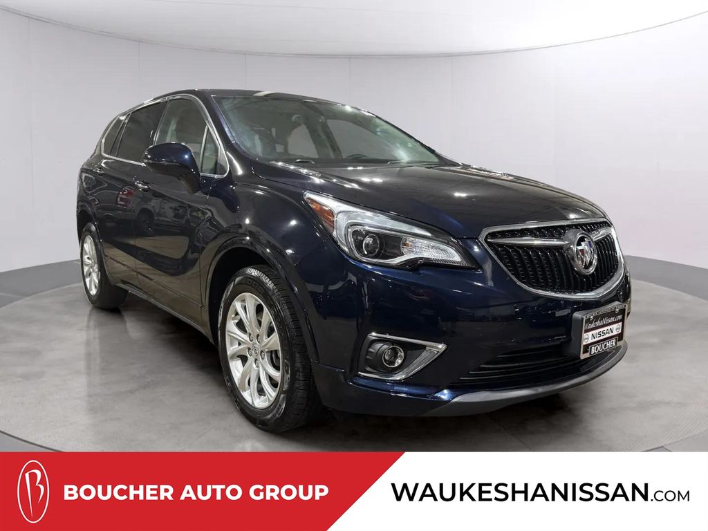 Dark Moon Blue Metallic 2020 Buick Envision Preferred AWD SUV / Crossover All-Wheel Drive 6-Speed Automatic