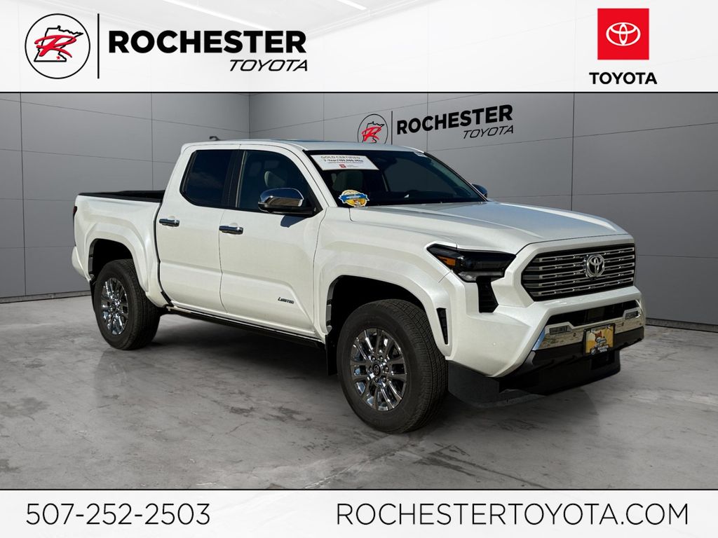 White (Wind Chill Pearl) 2025 Toyota Tacoma Pickup Truck Four-Wheel Drive 8-Speed Automatic