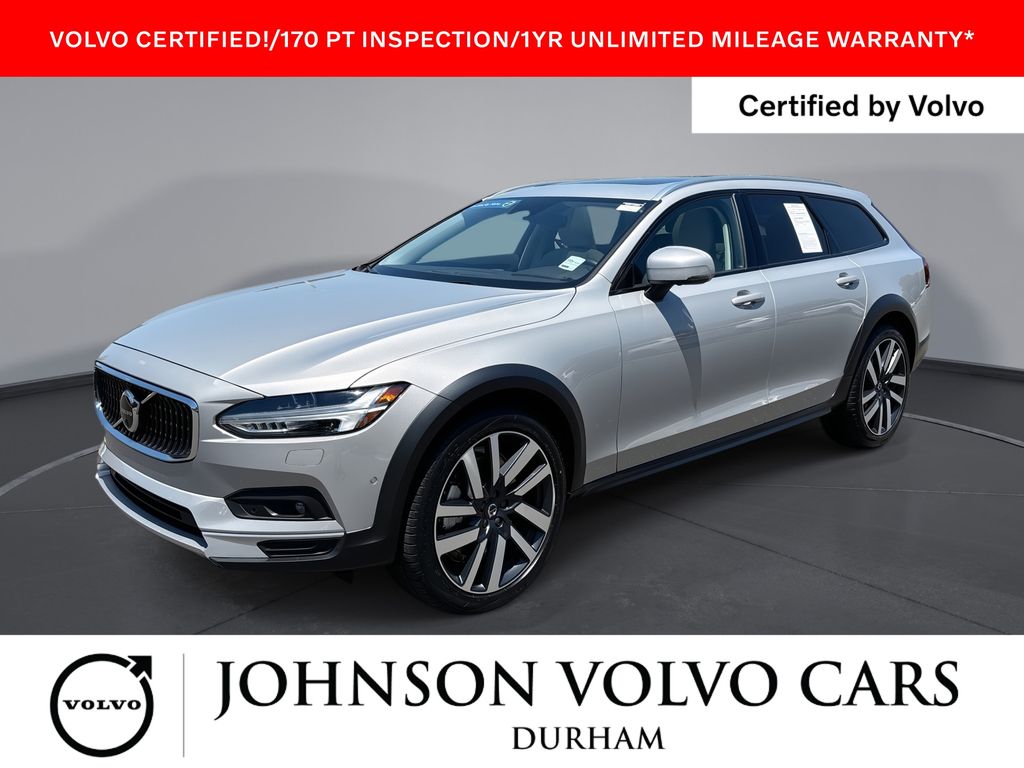 Silver Dawn Metallic 2025 Volvo V90 Cross Country B6 Plus AWD Wagon All-Wheel Drive Automatic