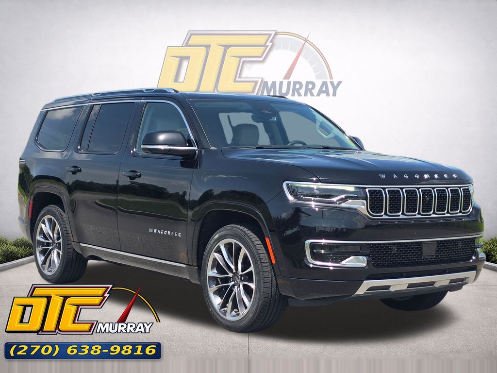 Diamond Black Crystal Pearlcoat 2024 Jeep Wagoneer SUV / Crossover Four-Wheel Drive 8-Speed Automatic