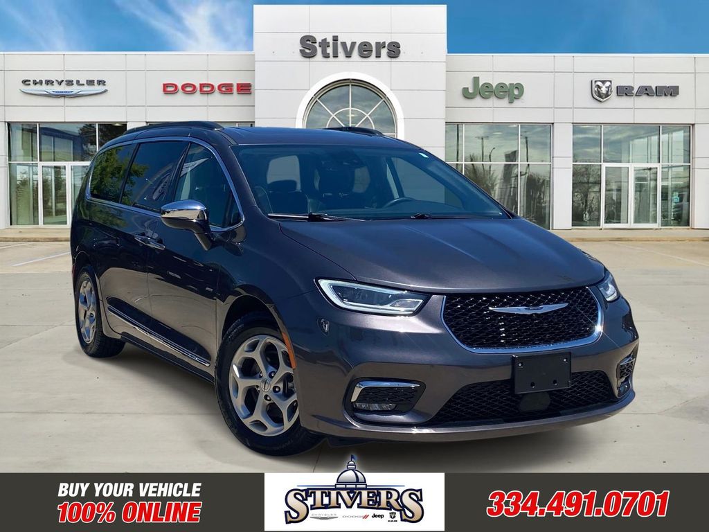 Gray (Granite Crystal Metallic Clearcoat) 2023 Chrysler Pacifica Minivan Front-Wheel Drive 9-Speed Automatic