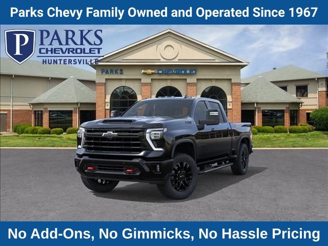 Black 2026 Chevrolet Silverado 2500HD Pickup Truck Four-Wheel Drive 10-Speed Automatic