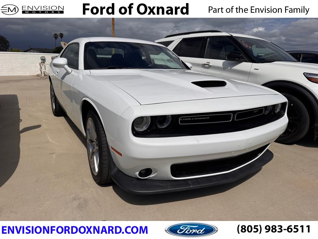 White Knuckle Clearcoat 2022 Dodge Challenger GT AWD Coupe All-Wheel Drive 8-Speed Automatic