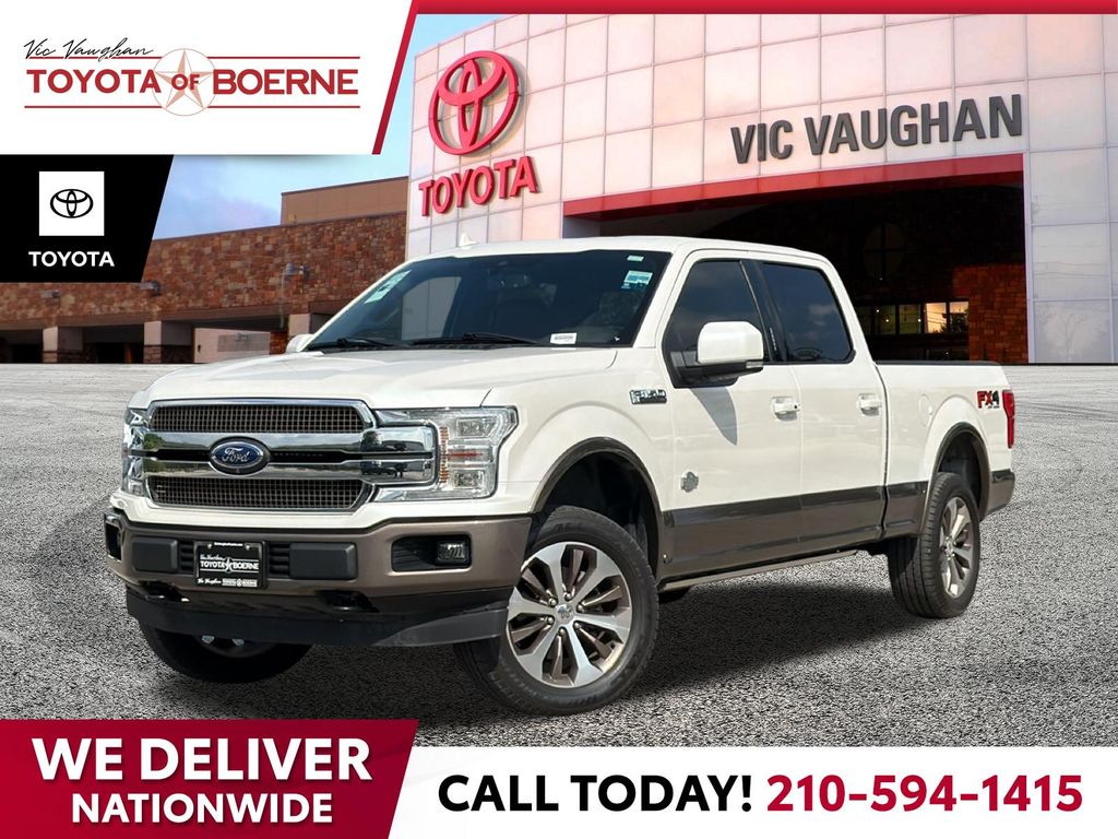 White Platinum 2019 Ford F-150 King Ranch SuperCrew LB 4WD Pickup Truck Four-Wheel Drive Automatic