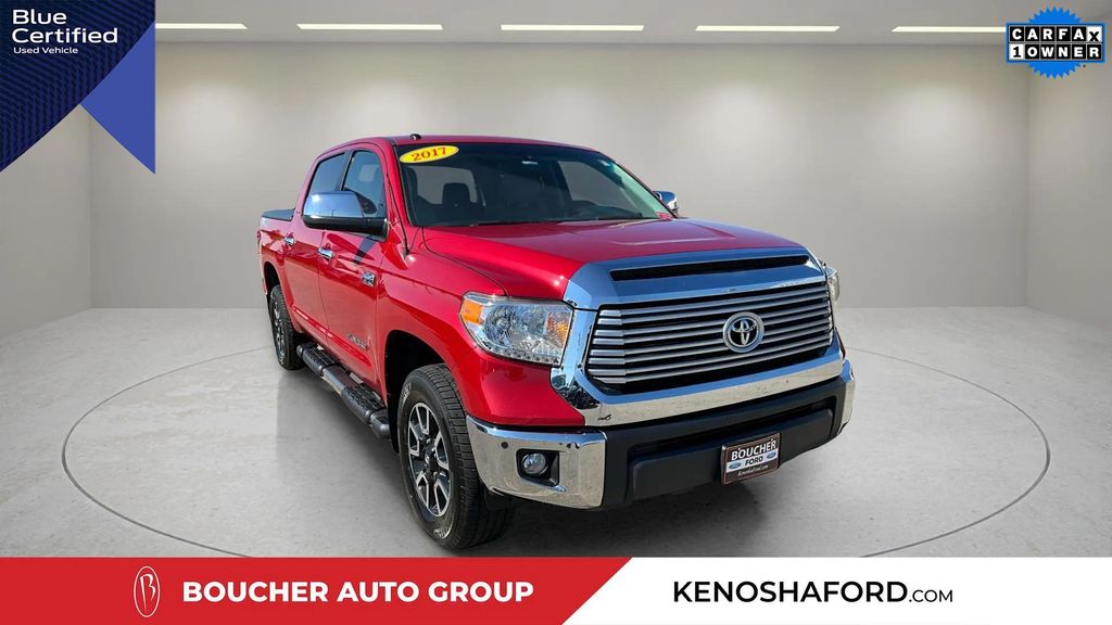 Certified Used 2017 Barcelona Red Metallic Toyota Limited image 3