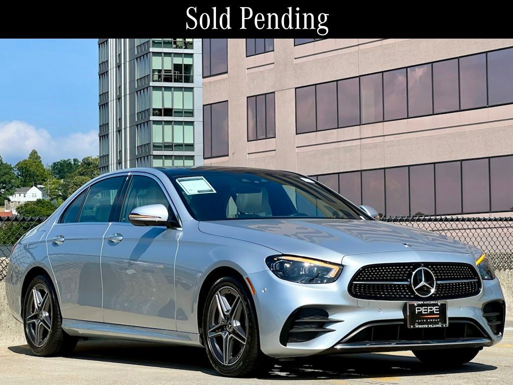 Cirrus Silver Metallic 2023 Mercedes-Benz E-Class Sedan All-Wheel Drive 9-Speed Automatic