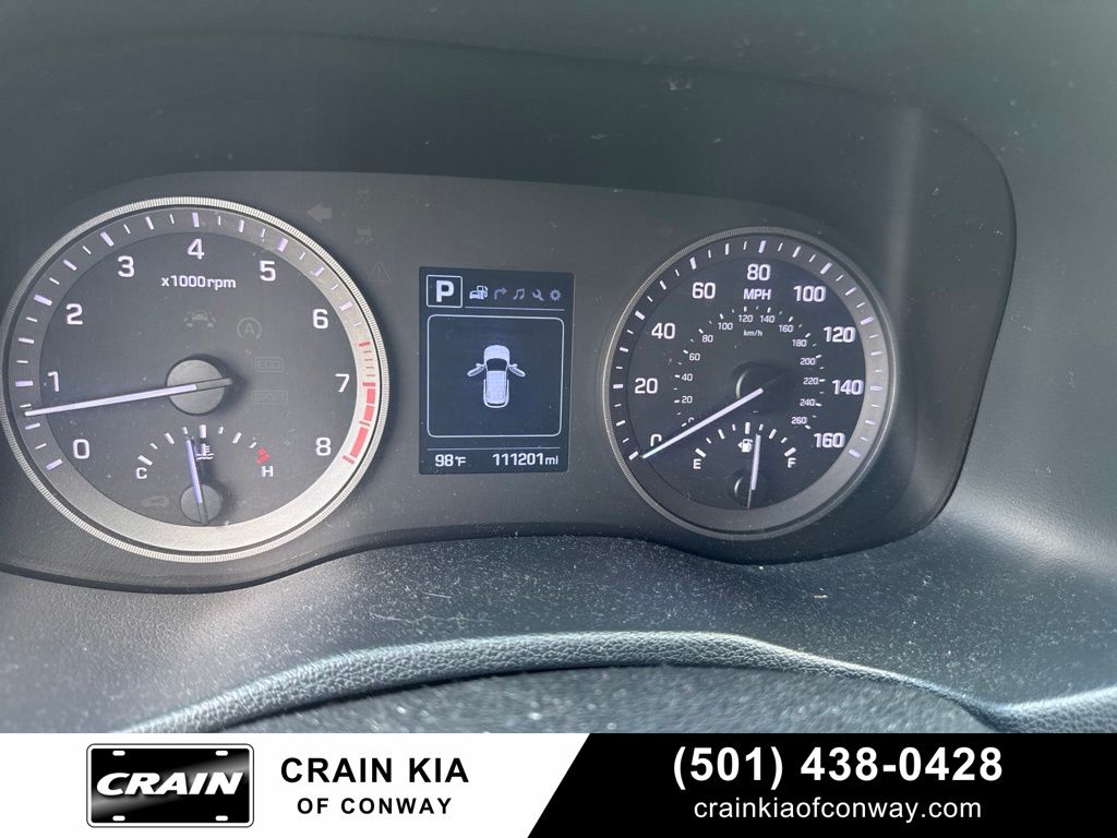 Dazzling White 2018 Hyundai Tucson SUV / Crossover Front-Wheel Drive 7-Speed Automatic