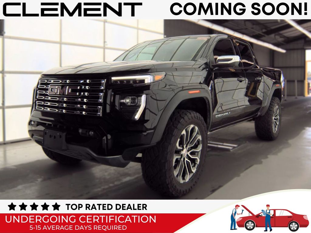 Onyx Black 2023 GMC Canyon Pickup Truck Four-Wheel Drive 8-Speed Automatic