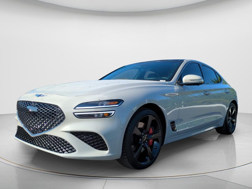 Vatna Gray 2026 Genesis G70 3.3T Sport Prestige RWD Sedan Rear-Wheel Drive 8-Speed Automatic