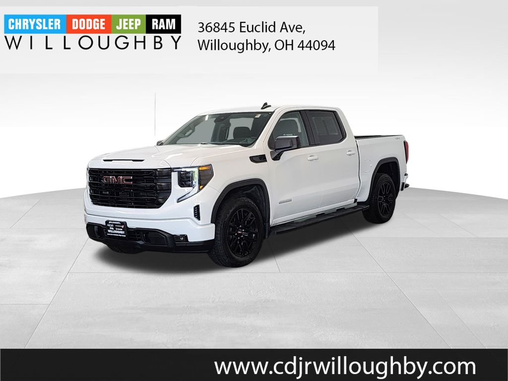 Summit White 2023 GMC Sierra 1500 Pickup Truck Four-Wheel Drive 8-Speed Automatic