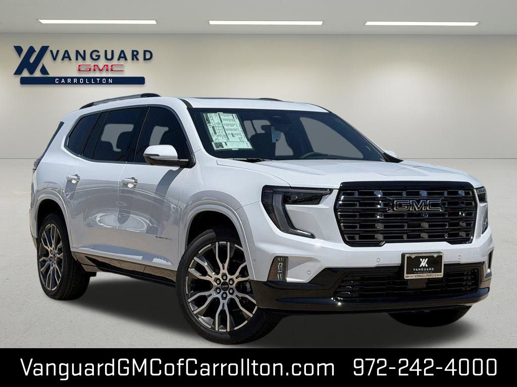 Glacier White Tricoat 2026 GMC Acadia SUV / Crossover Four-Wheel Drive 8-Speed Automatic