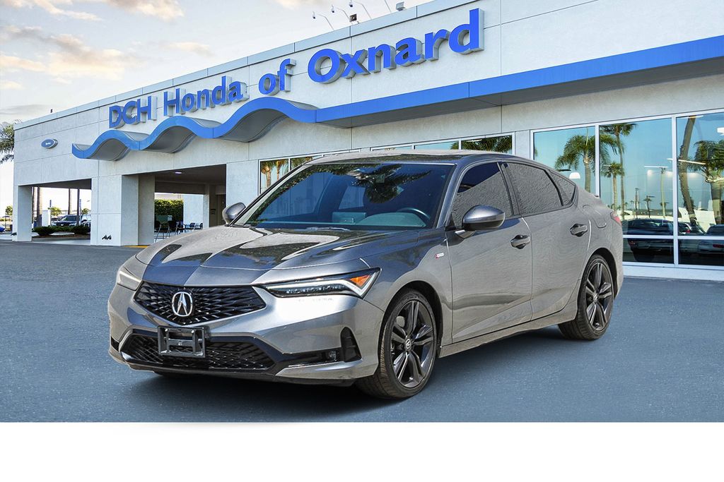 Liquid Carbon Metallic 2024 Acura Integra Hatchback Front-Wheel Drive Continuously Variable Transmission