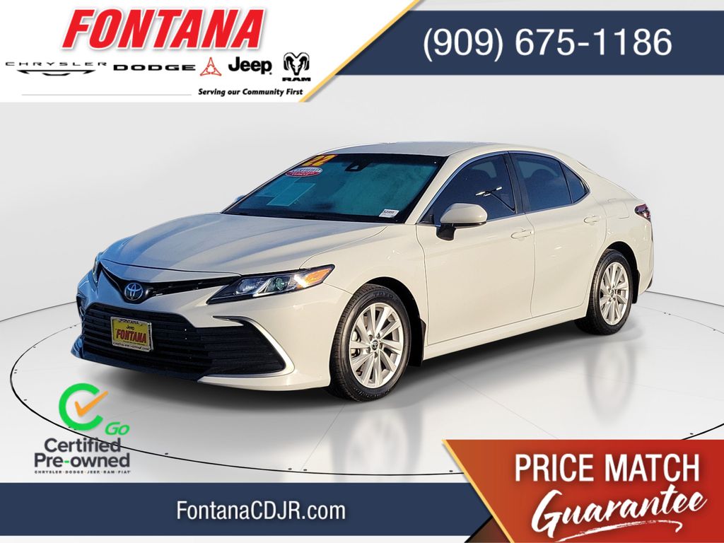 Ice 2022 Toyota Camry Sedan Front-Wheel Drive 8-Speed Automatic