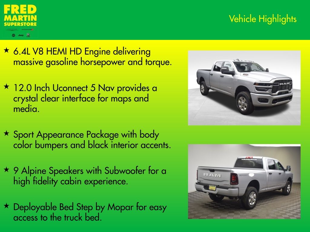 new 2026 Ram 2500 car, priced at $55,912