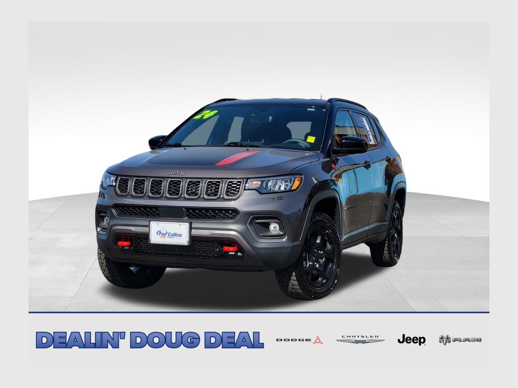 Baltic Gray Metallic Clearcoat 2024 Jeep Compass SUV / Crossover Four-Wheel Drive 8-Speed Automatic