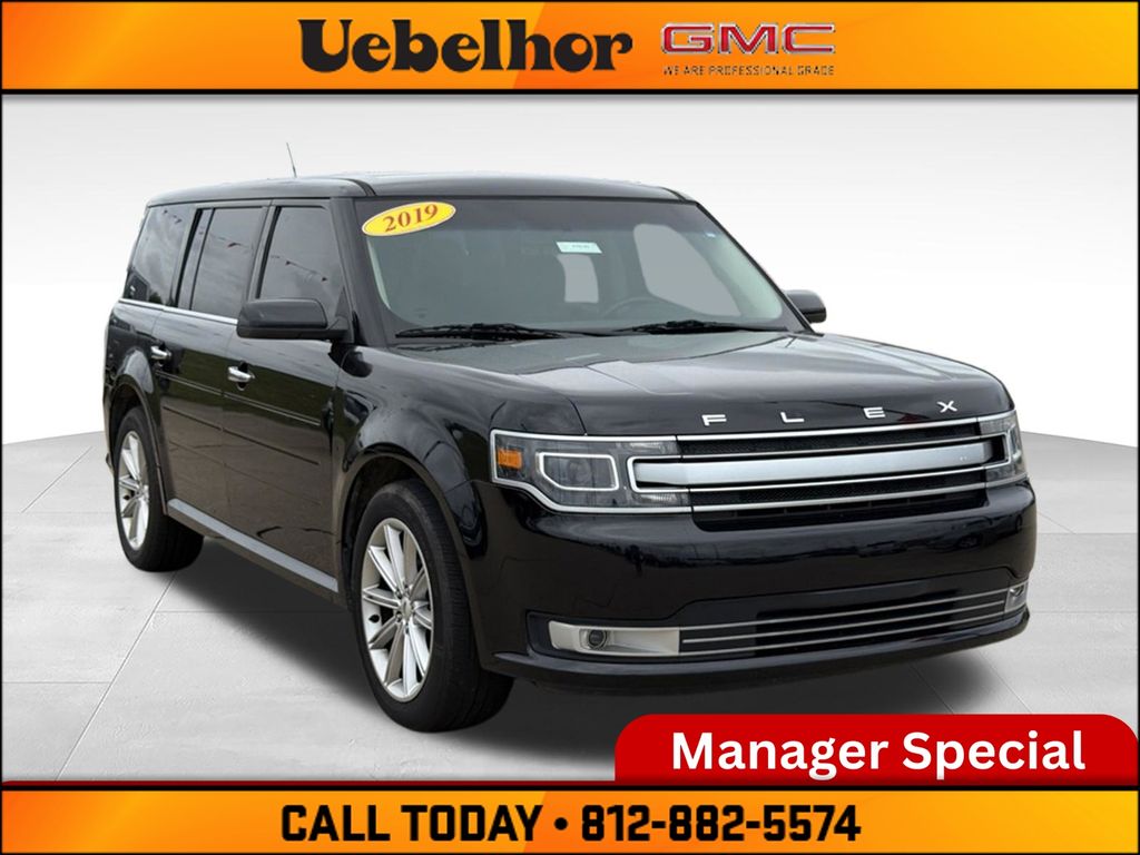 Black 2019 Ford Flex SUV / Crossover Front-Wheel Drive 6-Speed Automatic