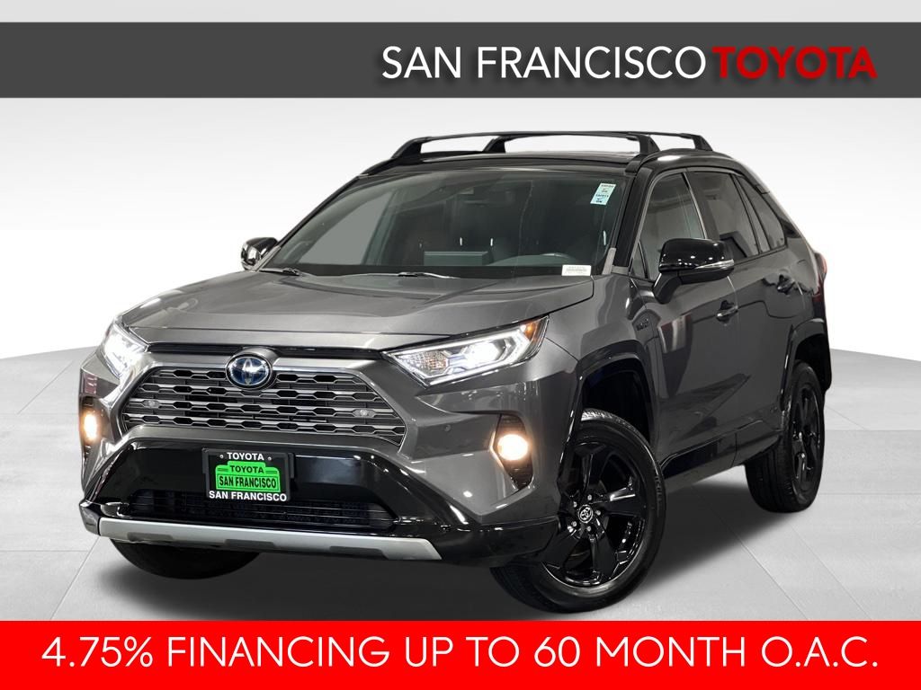 Magnetic Gray Metallic 2020 Toyota RAV4 Hybrid XSE AWD SUV / Crossover All-Wheel Drive Continuously Variable Transmission