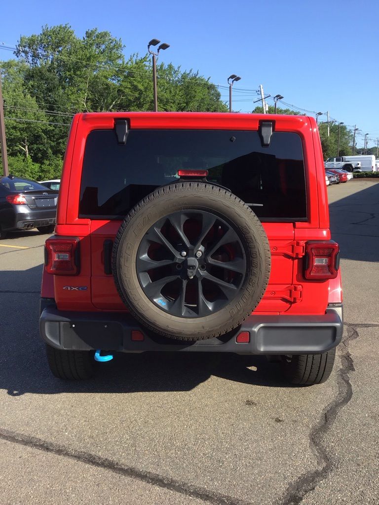 2023 Firecracker Red Clearcoat Jeep Wrangler Sahara 4xe 4X4 SUV