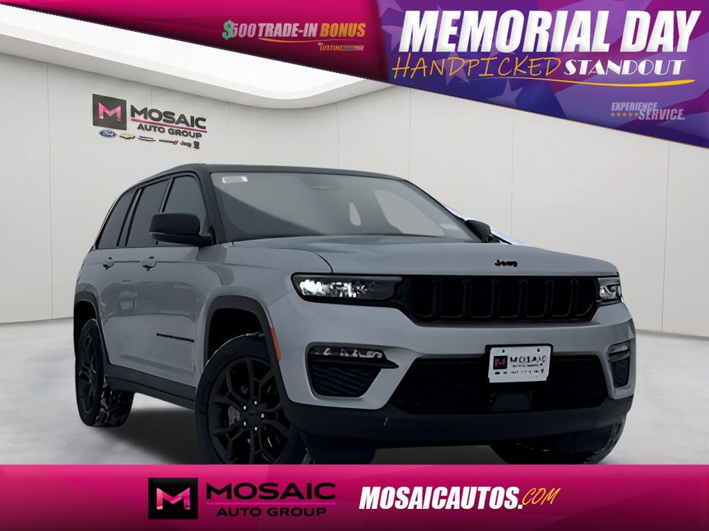 Silver Zynith 2025 Jeep Grand Cherokee Limited 4WD SUV / Crossover Four-Wheel Drive 8-Speed Automatic