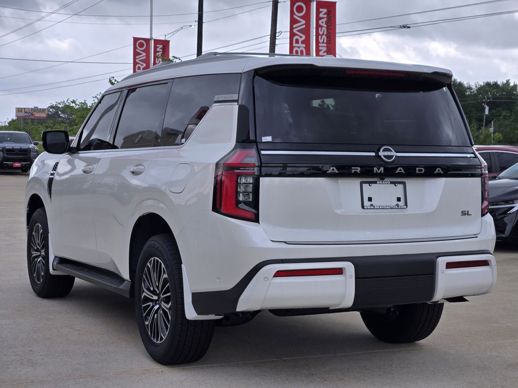 2026 Nissan Armada SL White at Bravo Nissan