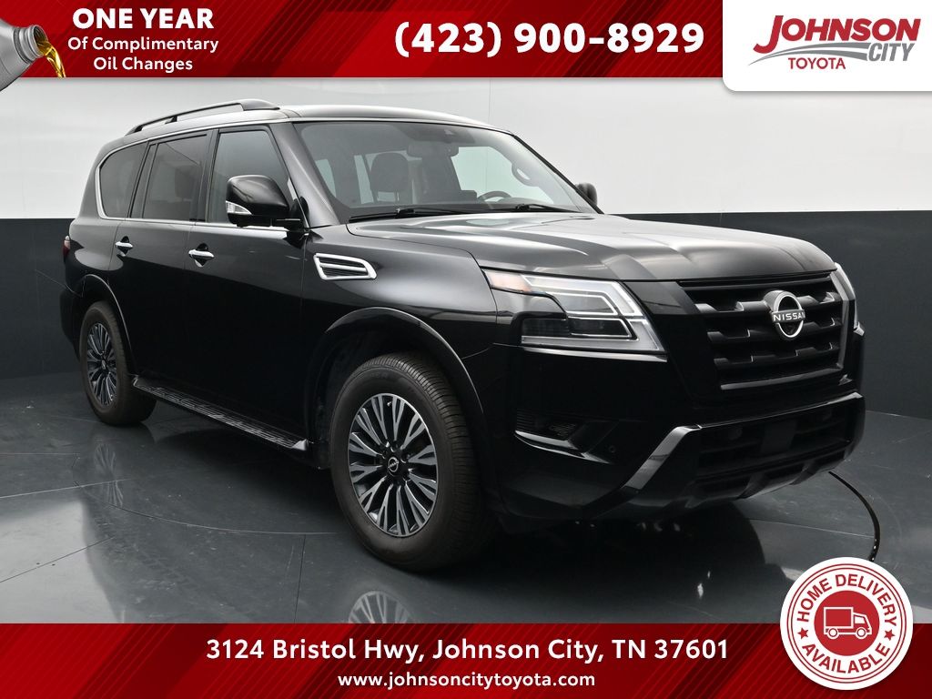 Super Black 2023 Nissan Armada SL 4WD SUV / Crossover Four-Wheel Drive 7-Speed Automatic