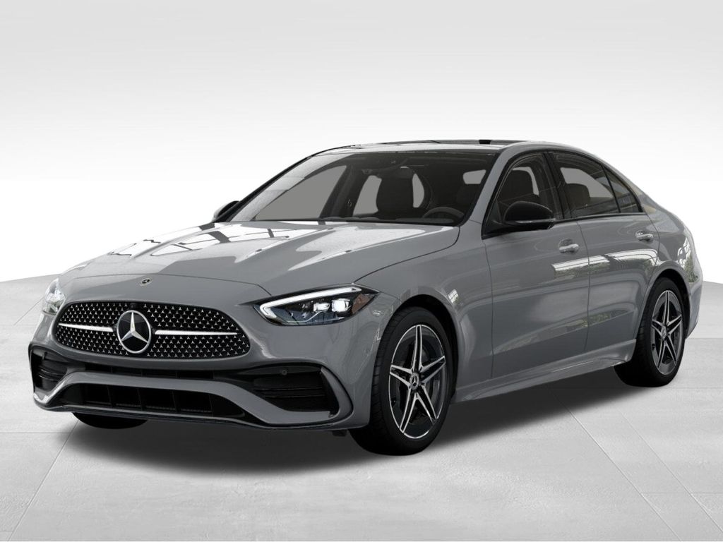 Gray 2026 Mercedes-Benz C-Class Sedan All-Wheel Drive 9-Speed Automatic