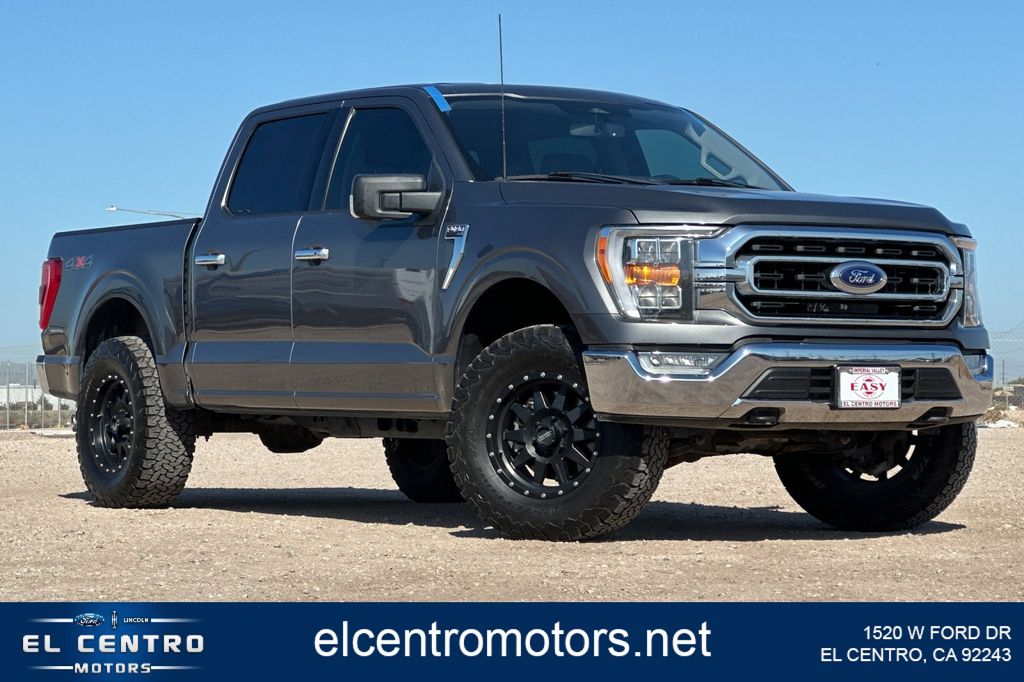 Carbonized Gray Metallic 2022 Ford F-150 Pickup Truck Four-Wheel Drive Automatic