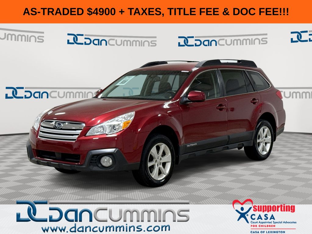 Venetian Red Pearl 2014 Subaru Outback Wagon All-Wheel Drive Continuously Variable Transmission
