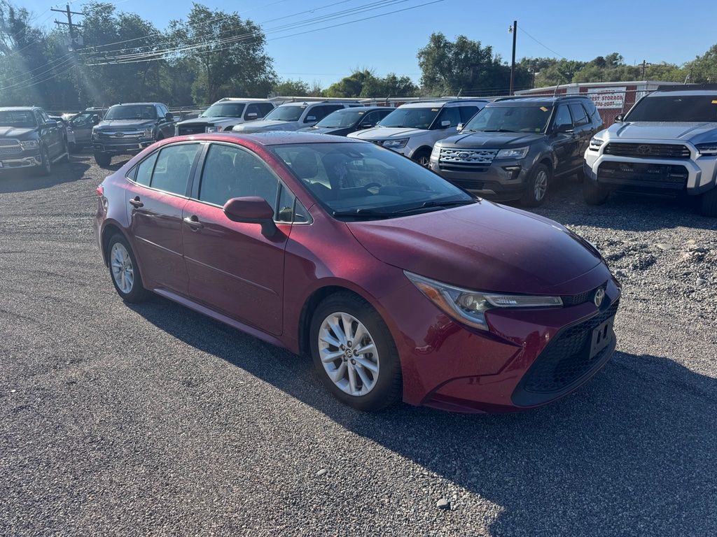 Red (Ruby Flare Pearl) 2022 Toyota Corolla Sedan Front-Wheel Drive Continuously Variable Transmission