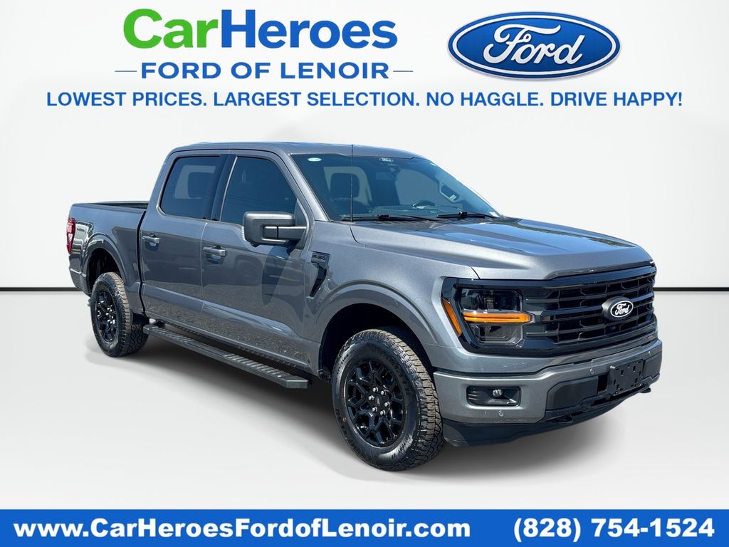 Carbonized Gray Metallic 2024 Ford F-150 Pickup Truck Four-Wheel Drive Automatic