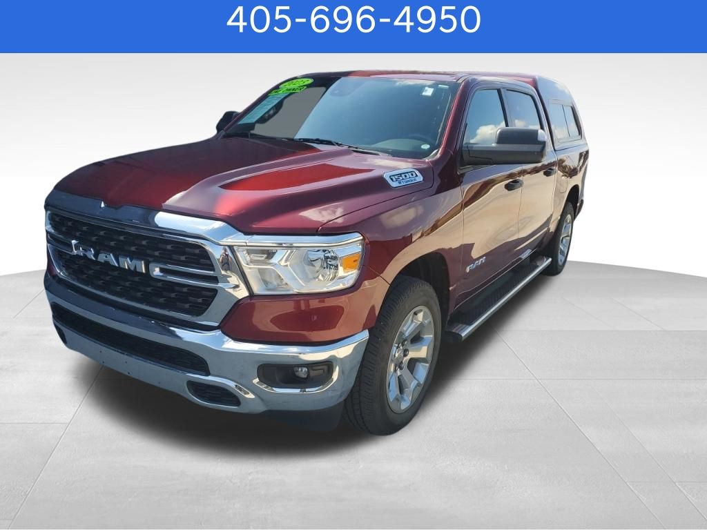 Delmonico Red Pearlcoat 2023 RAM 1500 Big Horn Crew Cab 4WD Pickup Truck Four-Wheel Drive 8-Speed Automatic