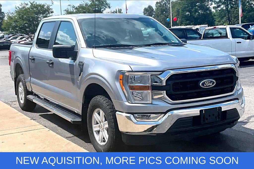 Silver Metallic 2021 Ford F-150 Pickup Truck Four-Wheel Drive Automatic