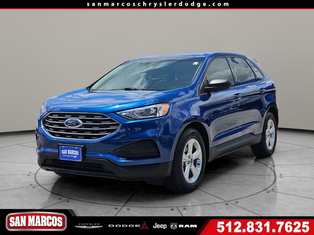 Blue Metallic 2020 Ford Edge SE FWD SUV / Crossover Front-Wheel Drive 8-Speed Automatic
