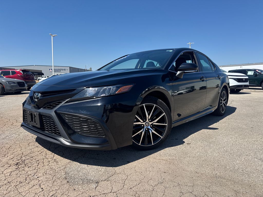 Midnight Black Metallic 2024 Toyota Camry SE FWD Sedan Front-Wheel Drive 8-Speed Automatic
