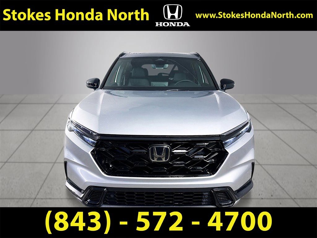 2026 Honda CR-V Hybrid Sport-L Silver at Stokes Honda North