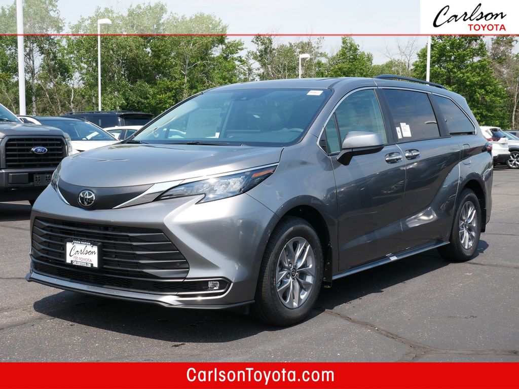 Heavy Metallic 2026 Toyota Sienna Minivan All-Wheel Drive Continuously Variable Transmission