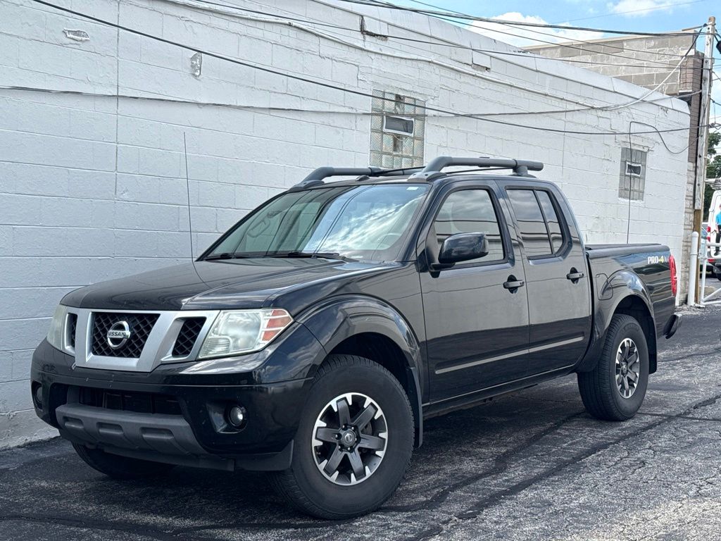 Gray (Magnetic Black) 2016 Nissan Frontier Pickup Truck Four-Wheel Drive 5-Speed Automatic Overdrive