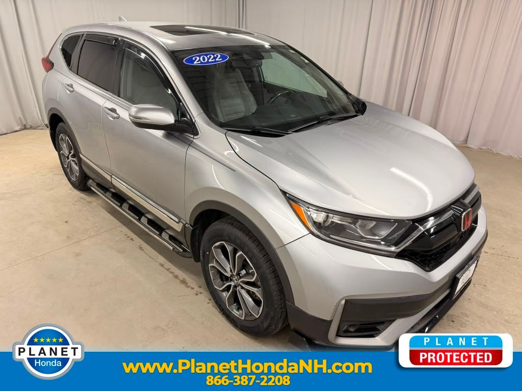 Lunar Silver Metallic 2022 Honda CR-V SUV / Crossover All-Wheel Drive Continuously Variable Transmission