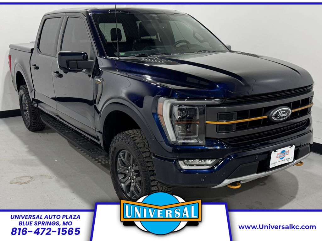 Antimatter Blue Metallic 2022 Ford F-150 Pickup Truck Four-Wheel Drive Automatic