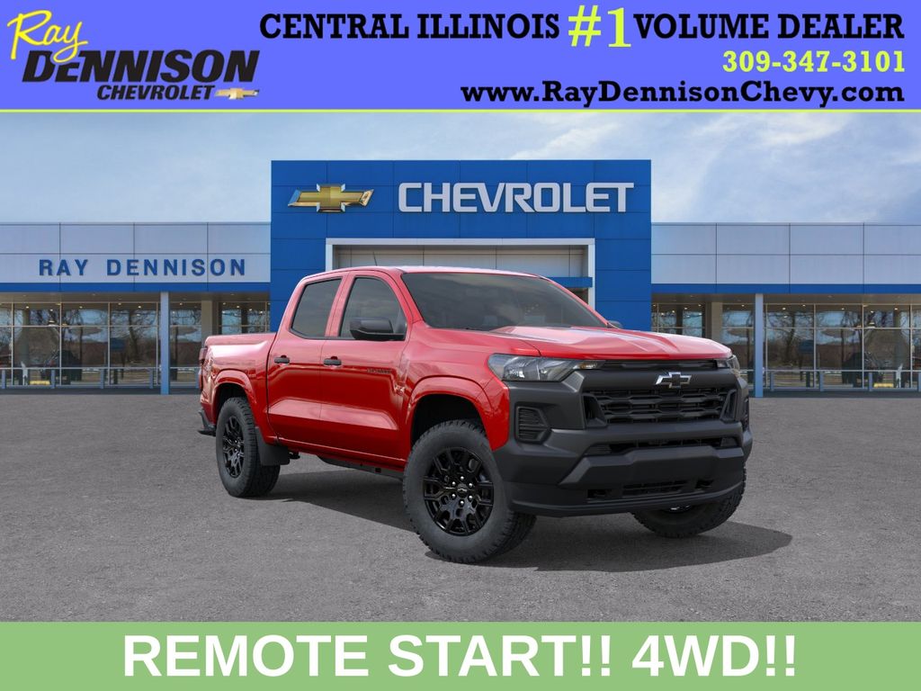 Radiant Red 2026 Chevrolet Colorado Pickup Truck Four-Wheel Drive 8-Speed Automatic